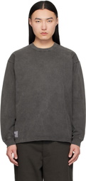 WTAPS Gray SIGN-OD Long Sleeve T-shirt