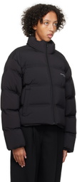 Alexander Wang Black Cropped Down Jacket