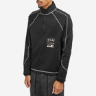 P.A.M. Men's KU Zip Pullover in Black