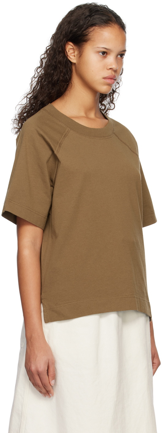 Margaret Howell Tan Raglan T-Shirt