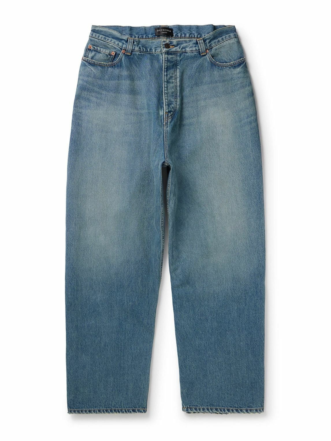Photo: Balenciaga - Wide-Leg Jeans - Blue