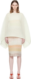 PLEATS PLEASE ISSEY MIYAKE Off-White Madame-T May Scarf