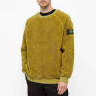 Stone Island Men's Fleece Crew Sweat in Bark