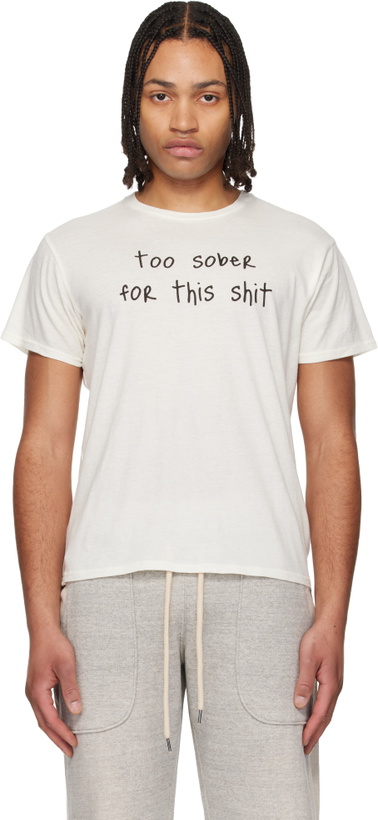 Photo: R13 Off-White 'Too Sober' Boy T-shirt