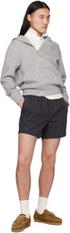Commission Gray Twisted Zip-Up Hoodie