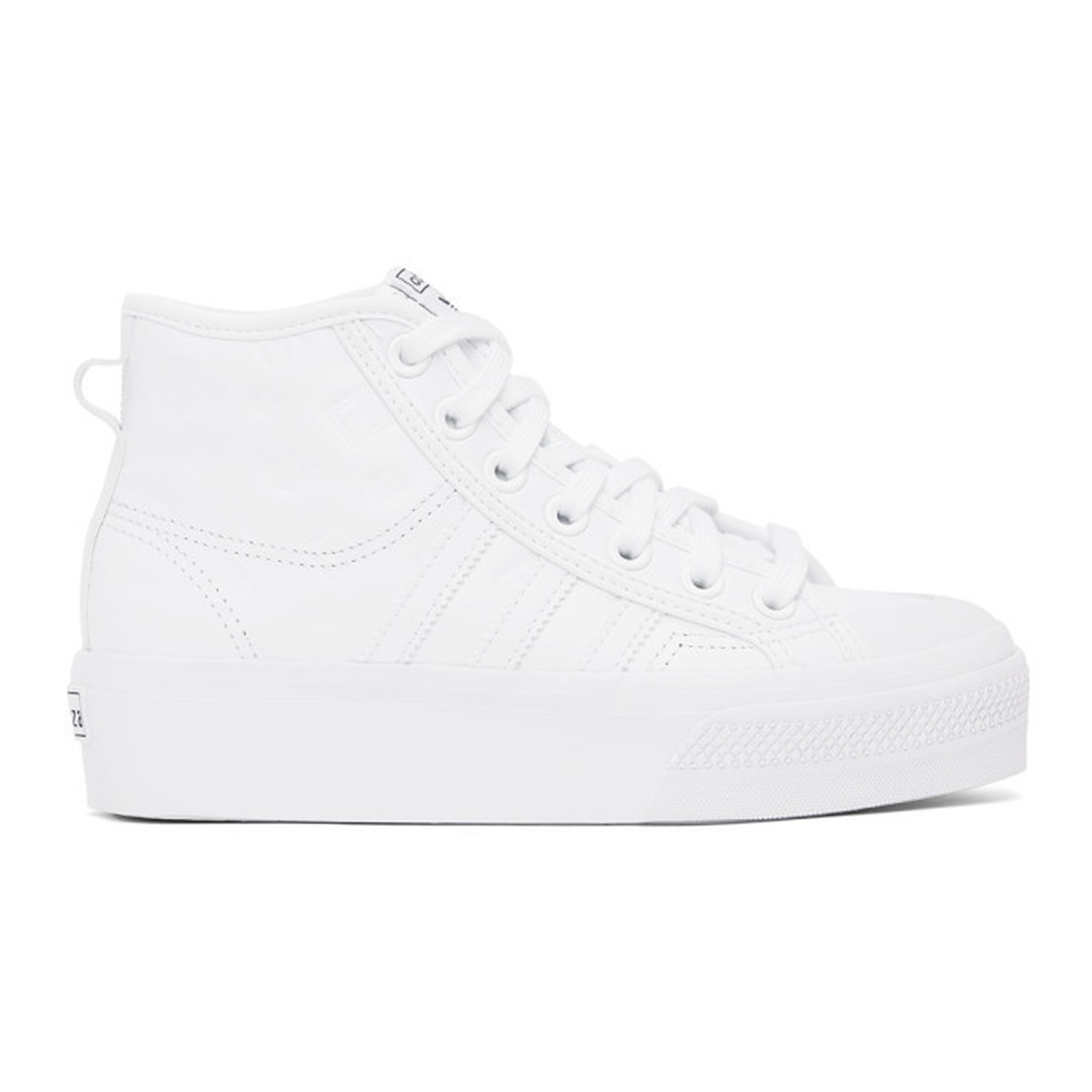 adidas Originals White Nizza Platform adidas Sneakers Originals Mid