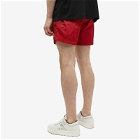 Moncler Men's Zip Pocket Swim Short in Red