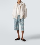 Acne Studios Plaid flannel shorts