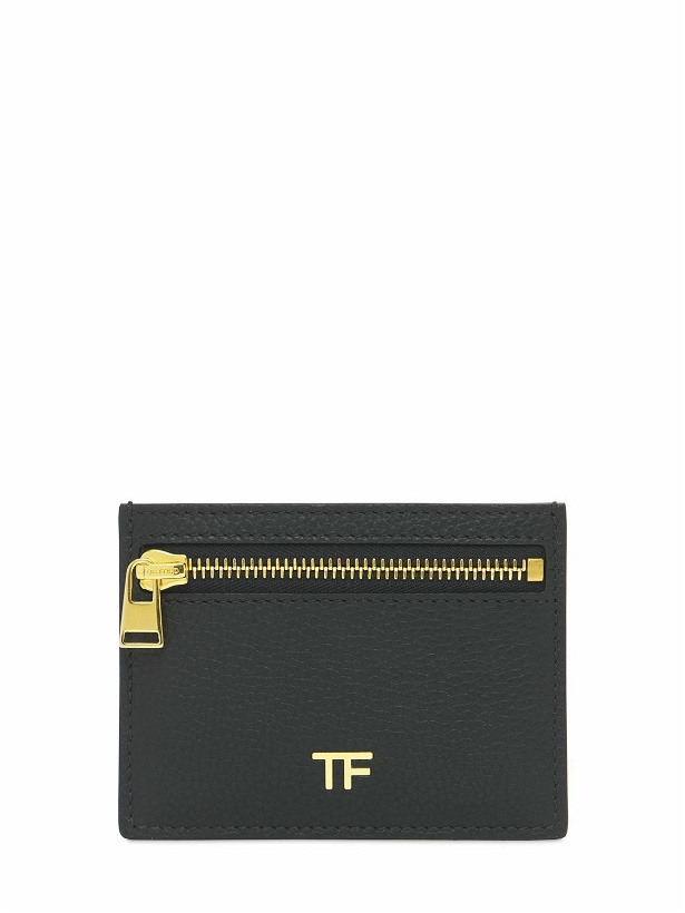 Photo: TOM FORD - Tf Leather Card Holder W/zipped Pocket
