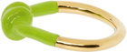 Marshall Columbia SSENSE Exclusive Green Knot Ring