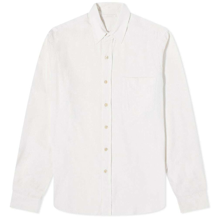 Photo: Our Legacy Men's Classic Shirt in White Silk