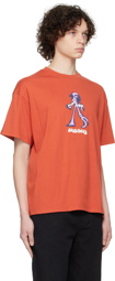 Brain Dead Orange 'Creeper' T-Shirt