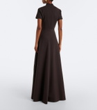 Emilia Wickstead Malinda wool crêpe maxi dress
