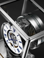 Jaeger-LeCoultre - Atmos Classique Phases de Lune Perpetual Automatic Rhodium-Plated Table Clock, Ref. No. JLQ5112202
