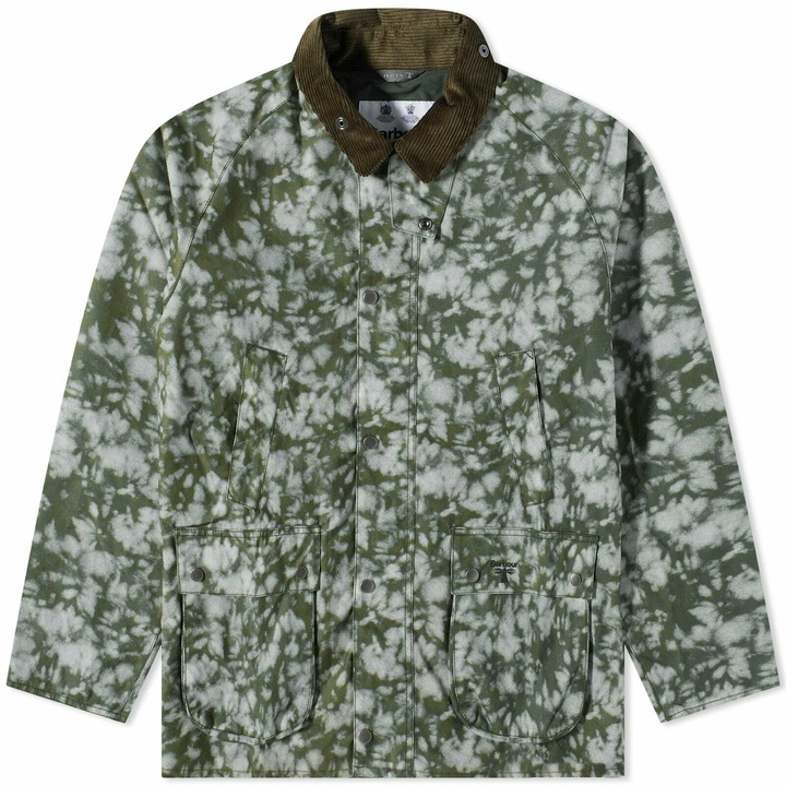 Photo: Barbour Men's Beacon Camo Dye Bedale in Light Moss Camo