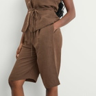 Faithfull The Brand Women's Astrid Long Shorts in Forest