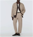 Lemaire Twisted cotton tapered pants