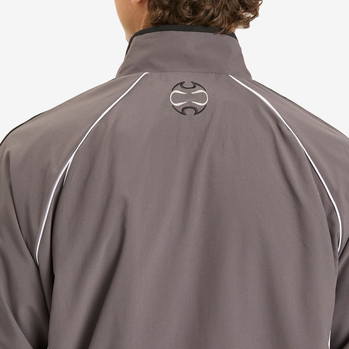 Adidas Men's Teamgeist Track Top in Grey Strata/Black adidas