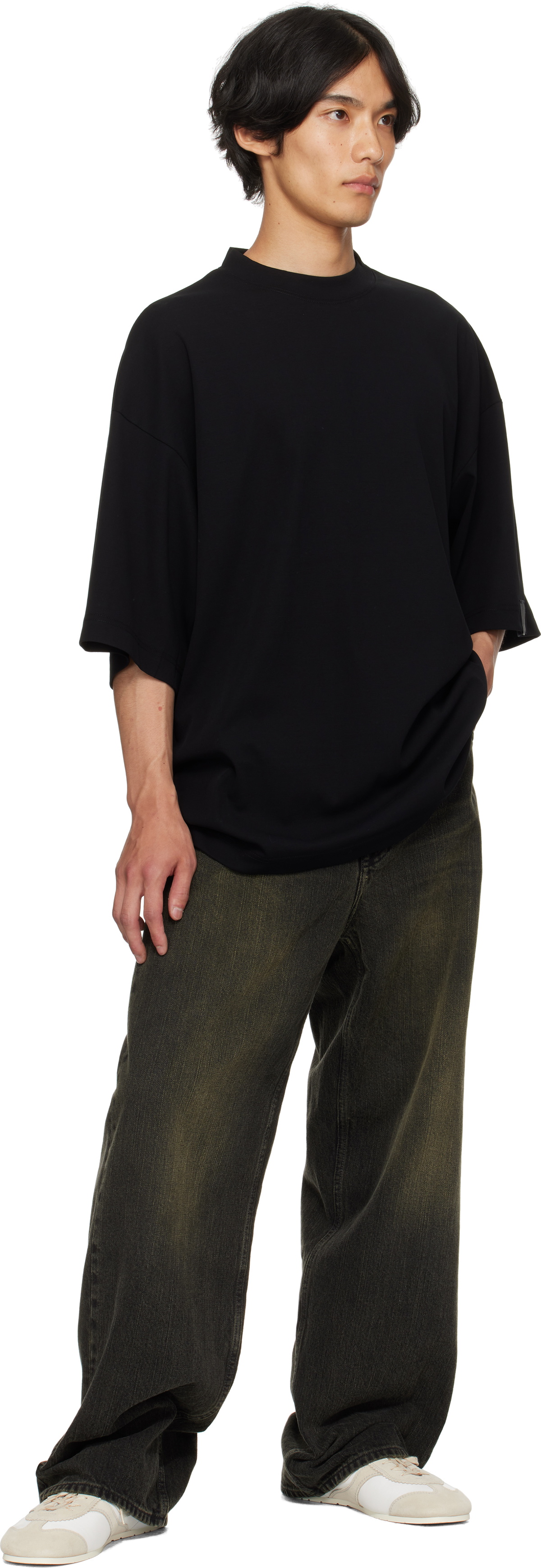 N.Hoolywood Black Big T-shirt