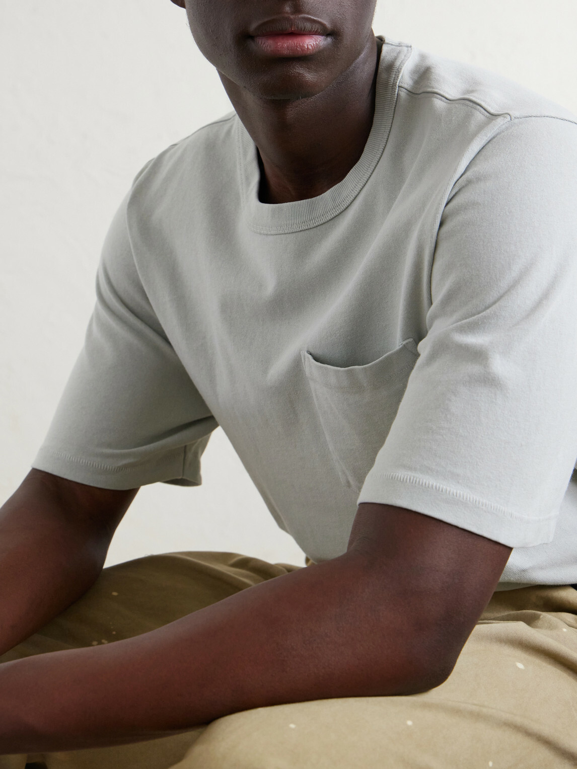 Corridor - Garment-Dyed Cotton-Jersey T-Shirt - Gray