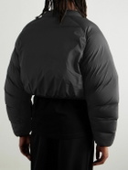 Entire Studios - Pillow Cropped Quilted Shell Down Bomber Jacket - Black
