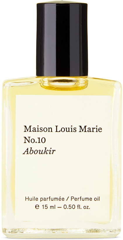 Photo: Maison Louis Marie No. 10 Aboukir Perfume Oil, 15 mL