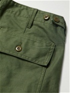 Beams Plus - Wide-Leg Cotton Trousers - Green