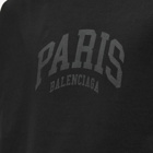 Balenciaga Men's Paris Logo T-Shirt in Black/Black