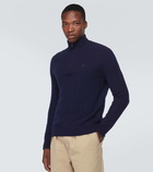 Polo Ralph Lauren Cable-knit cotton and wool half-zip sweater