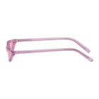 George Keburia Pink Micro Cat-Eye Sunglasses
