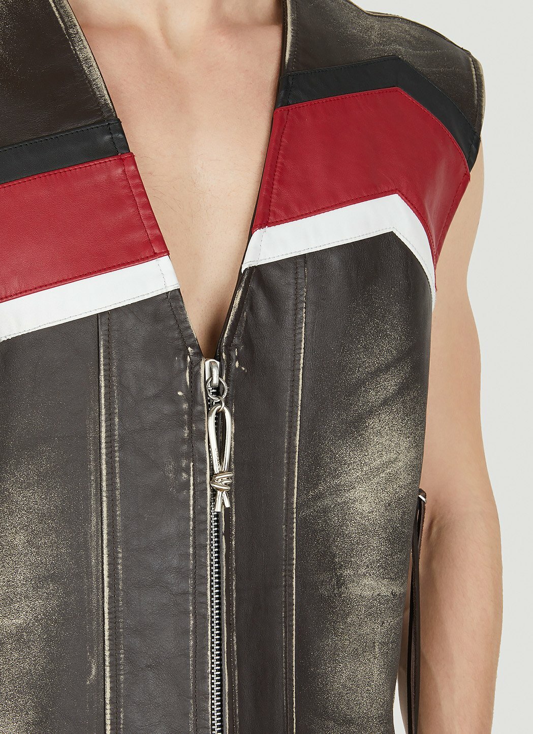 Eytys Harper Graphic Vintage Sleeveless Jacket