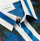 Casablanca - Printed Silk-Twill Shirt - Blue