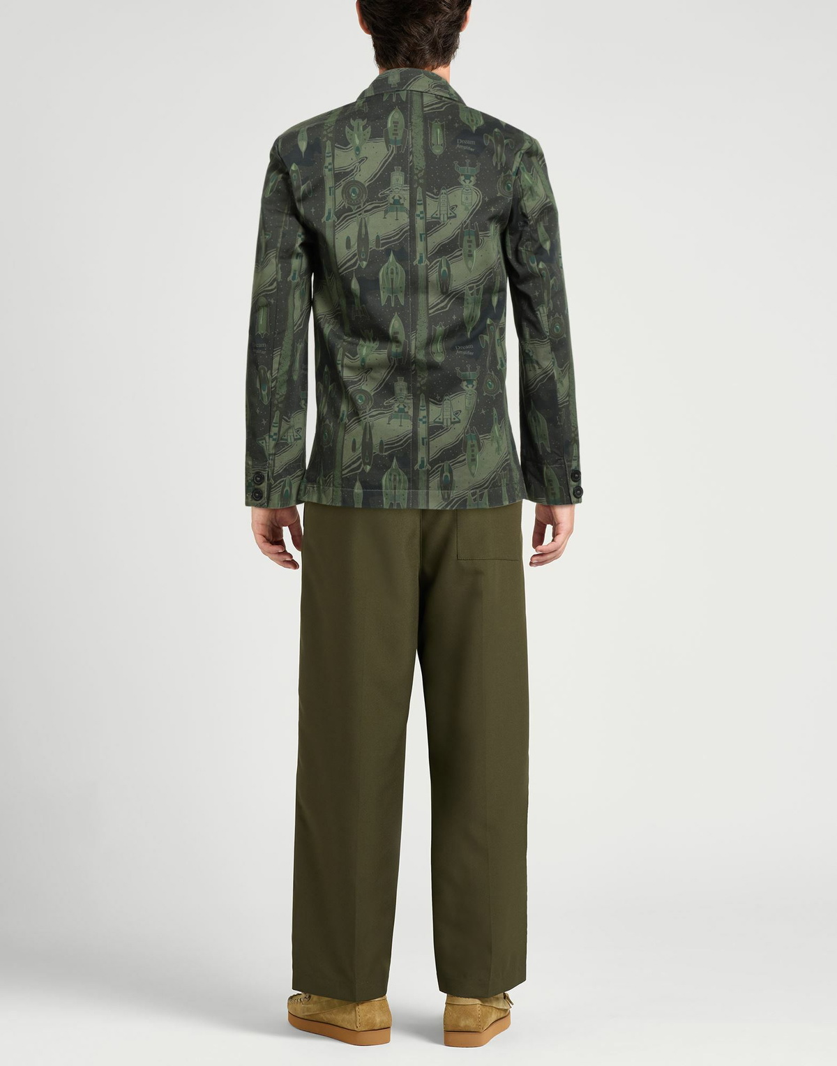 Maison Kitsuné Mens Shirt Dark in Green