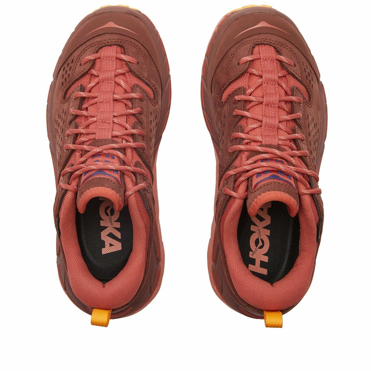 Hoka One One Tor Ultra Lo Sneakers in Spice/Hot Sauce Hoka One One