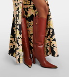 Etro Leather knee-high boots