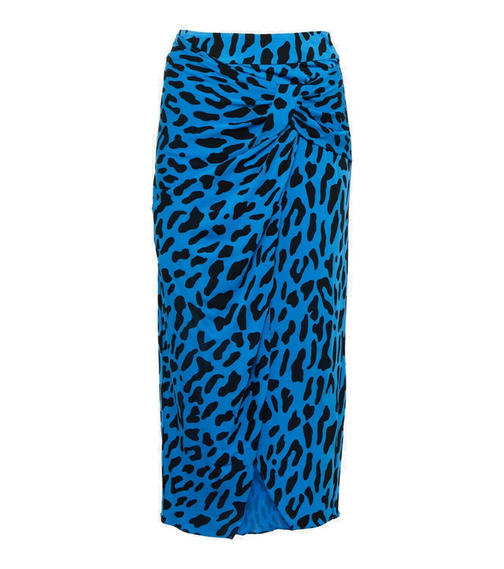 Photo: Diane von Furstenberg - Garcel leopard-print midi skirt