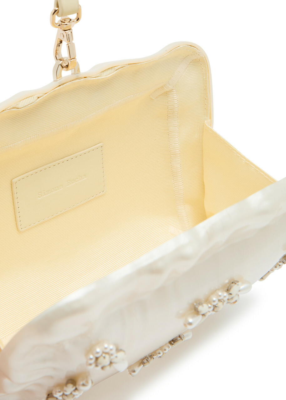 Simone Rocha Pearl Pillowcase Embellished Acrylic Cross-body bag - One Size