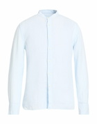 120% Lino Mens Shirt Sky in Blue