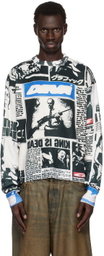 DEVÁ STATES Black & Off-White Clipping Sweater