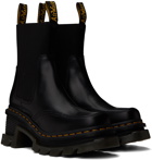Dr. Martens Black Corran Leather Heeled Chelsea Boots