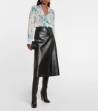 Dorothee Schumacher Blooming Blend floral ruffled blouse
