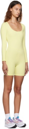 HÉROS SSENSE Exclusive Yellow 'The Biketard' Bodysuit