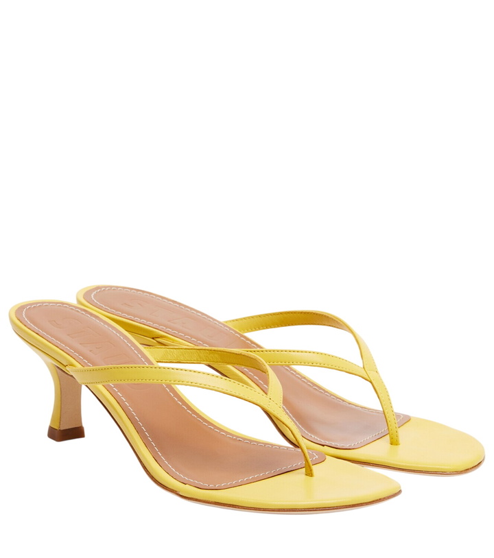 Photo: Staud Freja leather thong sandals