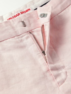 Orlebar Brown - Norwich Slim-Fit Linen Shorts - Pink