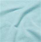 YMC - Schrank Loopback Cotton-Jersey Sweatshirt - Sky blue