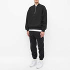 Cole Buxton Men's Warm Up Quarter Zip Sweat in Black