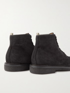 Officine Creative - Hopkins Suede Boots - Black