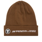 Men's Aape AAPE NOW BEANIE in Green 