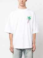 PALM ANGELS - Oversized Cotton T-shirt
