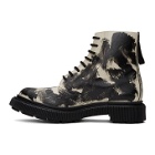 Etudes Black and Off-White Adieu Edition Type 129 Paint Boots